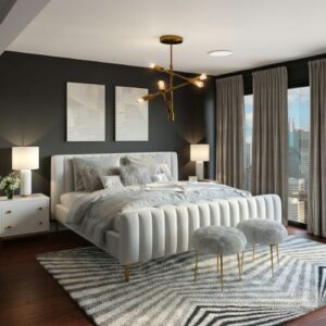 Upholstered Platform Bed